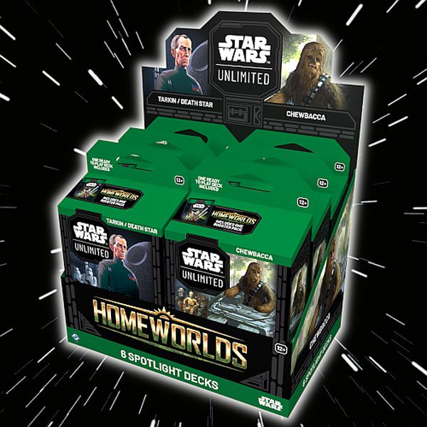 Star Wars: Unlimited Tcg Set  : Homeworlds Spotlight Deck Display    Decks