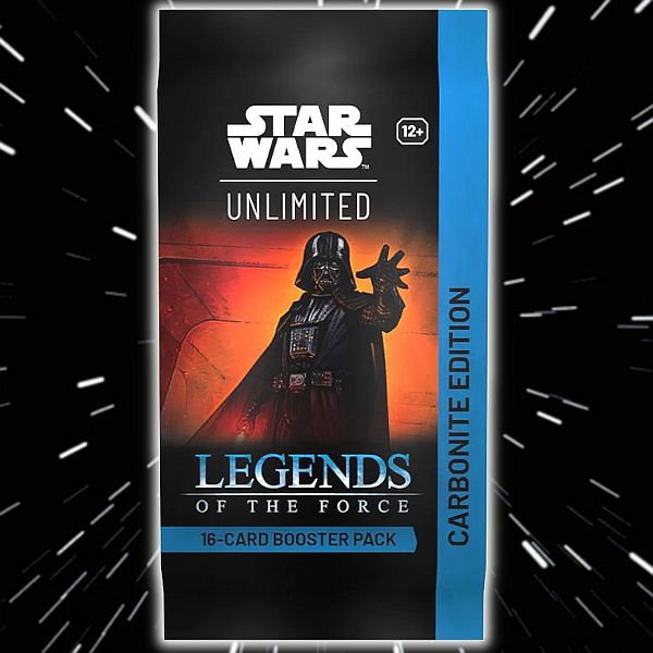 Star Wars: Unlimited Tcg Set  : Legends Of The Force Carbonite Booster Pack
