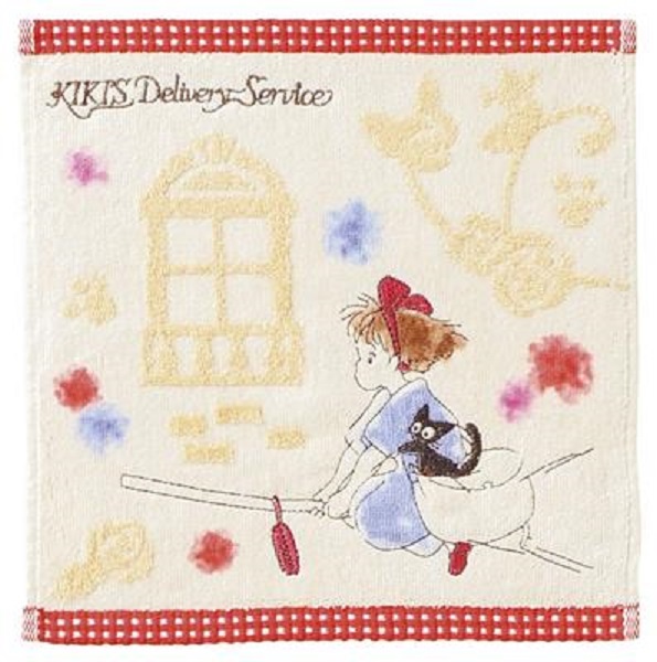 Studio Ghibli Kiki   Delivery Service Mini-towel: Kiki On Her Broom