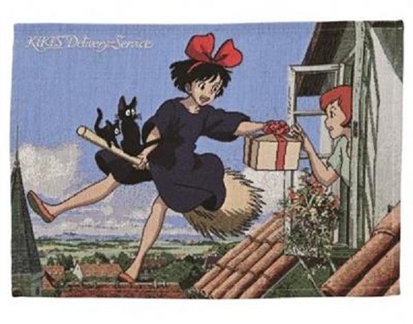Studio Ghibli Kiki   Delivery Service Table Mat: Kiki On Her Broom