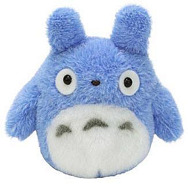 Studio Ghibli My Neighbor Totoro Totoro  Blue  Bamse Plush Beanbag 10cm