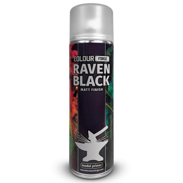 The Colour Forge Spray: Raven Black 500ml