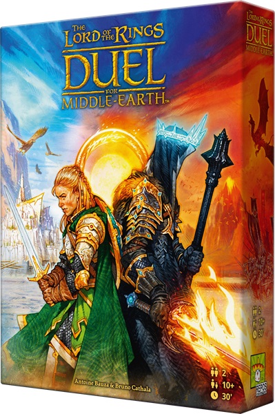 The Lord Of The Rings: Duel For Middle-earth  Dansk  Board Game