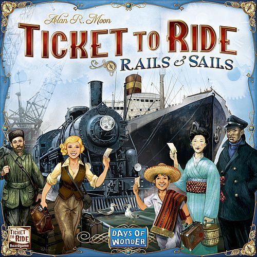 Ticket To Ride Engelsk Grundspil Rails   Sails