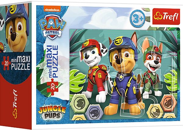 Trefl: Paw Patrol  Puslespil  Happy Dogs  20 Minimaxi Pieces