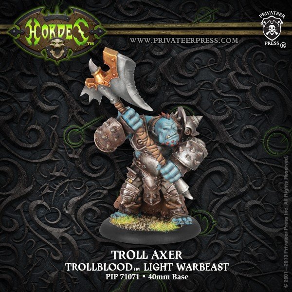 Trollbloods: Troll Axer Light Warbeast Pip-71071
