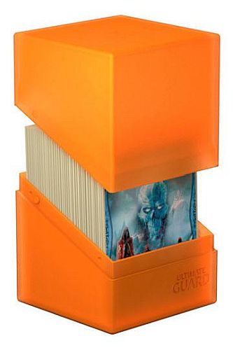 Ultimate Guard Boulder Deck Case  Deck Box  100  Standard Size Poppy Topaz