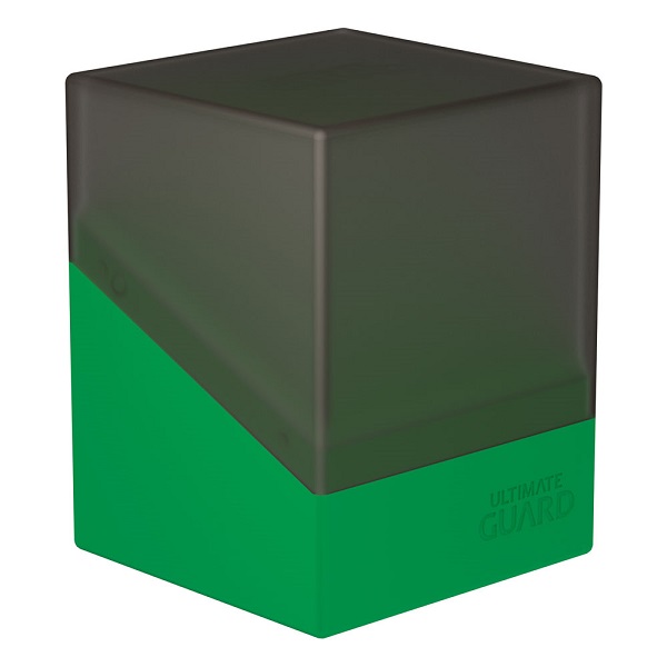 Ultimate Guard Boulder Deck Case  Deck Box  100  Standard Size Synergy Black Green