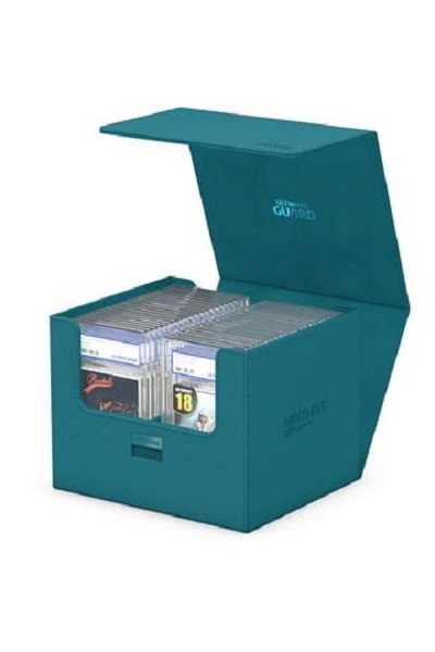 Ultimate Guard Minthive Deck Case  Deck Box  30  Xenoskin Petrol  Petroleumsbl 195 165  Holder 30  Gradede Kort