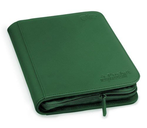 Ultimate Guard    -pocket Zipfolio  Mappe  Holder 160 Kort  Xenoskin Green  Gr 195 184
