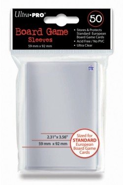 Ultra Pro European Standard Card Sleeves 59x92mm 50 Lommer  82602