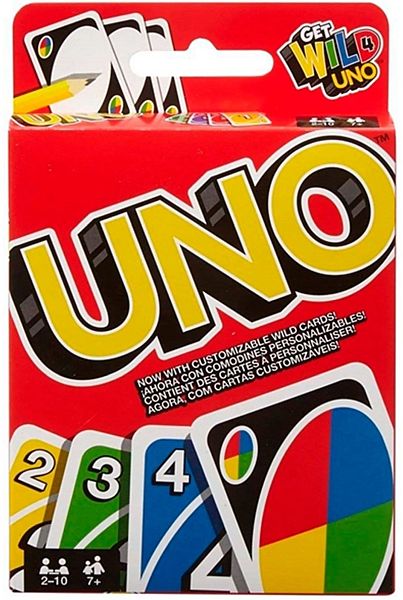 Uno Det Klassiske Kortspil   195 165  Engelsk
