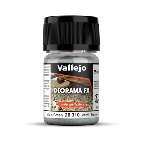 Vallejo Diorama Effects: Landscape Textures Moss Green  35 Ml