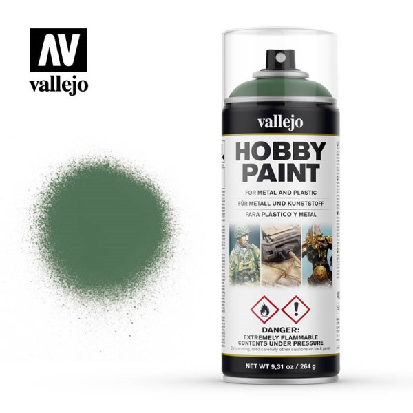 Vallejo Hobby Paint Primer Sprays: Sick Green 400ml