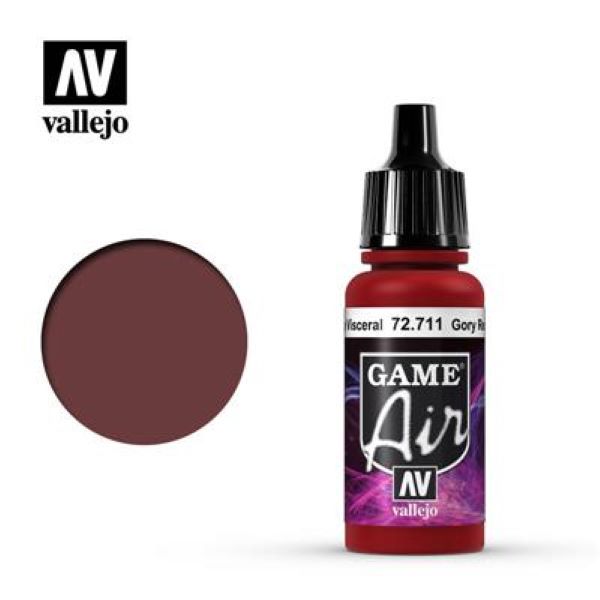 Vallejo Maling Game Air: Gory Red 17ml