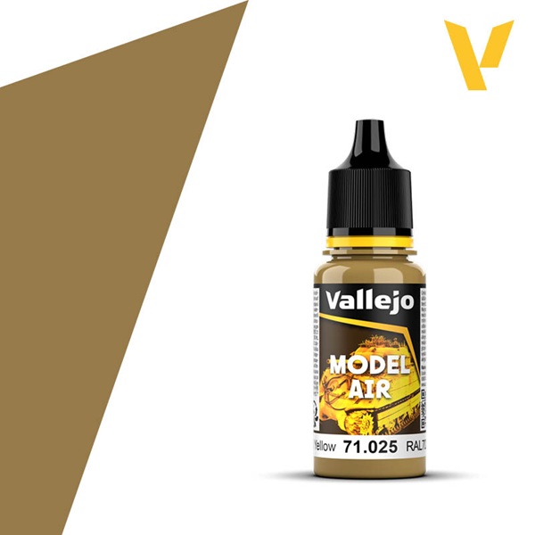 Vallejo Maling Model Air: Dark Yellow Ral7028 17ml