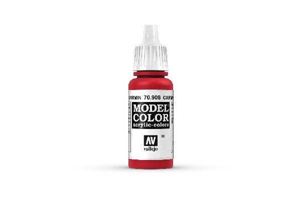 Vallejo Maling Model Color: Carmine Red 17ml