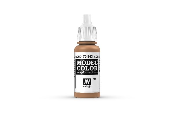 Vallejo Maling Model Color: Cork Brown 17ml