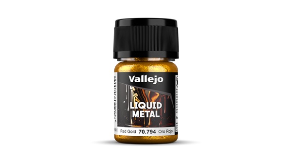 Vallejo Maling Model Color: Liquid Gold Red Gold  Alcohol Based  35 Ml