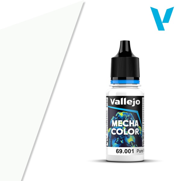 Vallejo Mecha Airbrush Color: Pure White 18ml