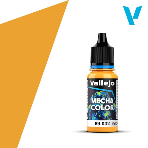 Vallejo Mecha Airbrush Color: Yellow Ochre 18ml