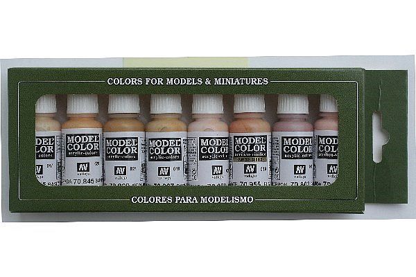 Vallejo Model Color: Paint Set  226 128 147  Face   Skintones    Colors