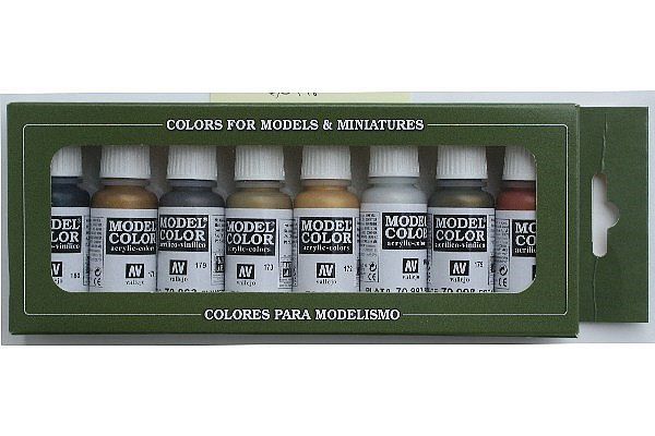 Vallejo Model Color: Paint Set  226 128 147  Metallic Colors    Colors