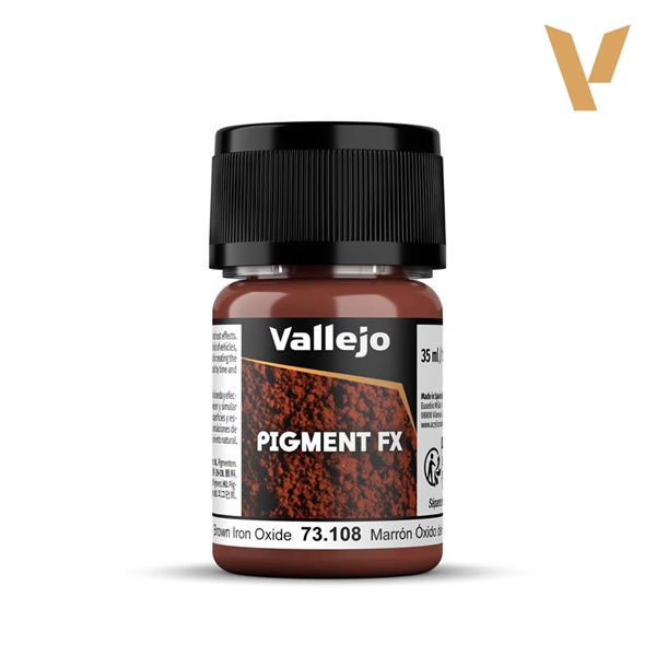 Vallejo Pigments Brown Iron Oxide 35ml