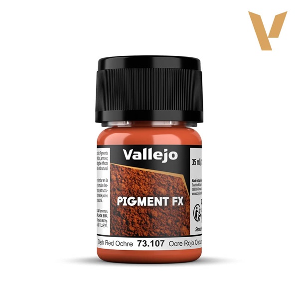 Vallejo Pigments Dark Red Ochre 35ml