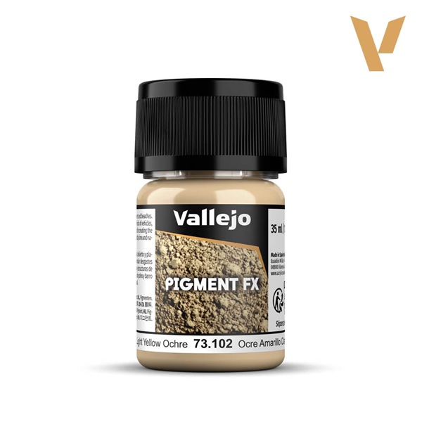 Vallejo Pigments Light Yellow Ochre 35ml