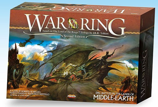 War Of The Ring  Second Edition  Grundspillet Lord Of The Rings Board Game  2012  Ares Games