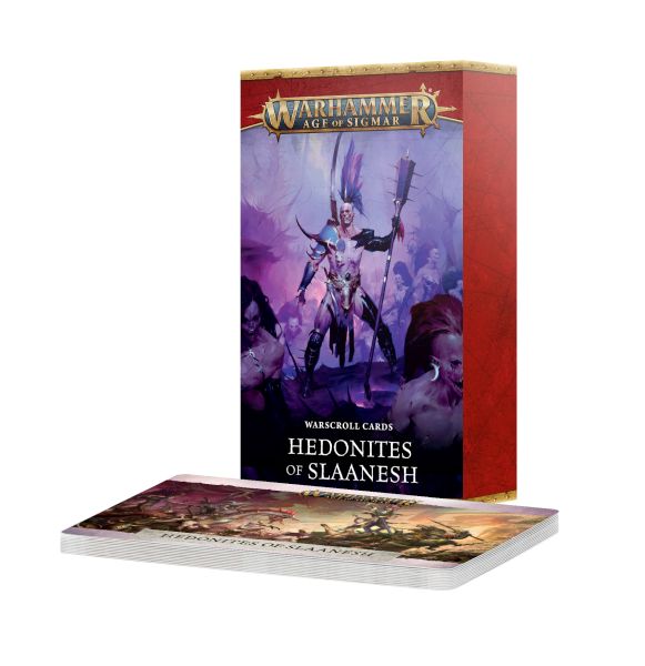 Warhammer: Age Of Sigmar  4th Edition  Warscroll Cards: Hedonites Of Slaanesh  2026  60050201016
