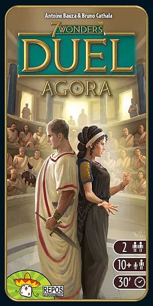Wonders  1st Edition Dansk : Duel: Agora Expansion   -player