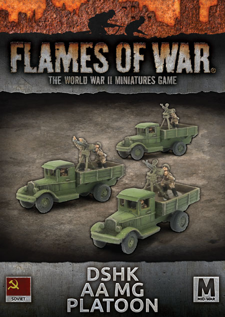 Wwii Soviet  Dshk Aa Platoon  X3