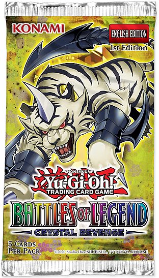 Yu-gi-oh  Booster Pakke Battles Of Legend: Crystal Revenge Booster Pack