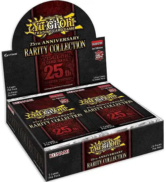 Yu-gi-oh  Booster Pakke 25th Anniversary Rarity Collection Booster Display Box Med 24 Pakker